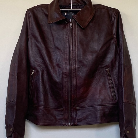 Leather jacket NEW with tag - Picture 1 of 9